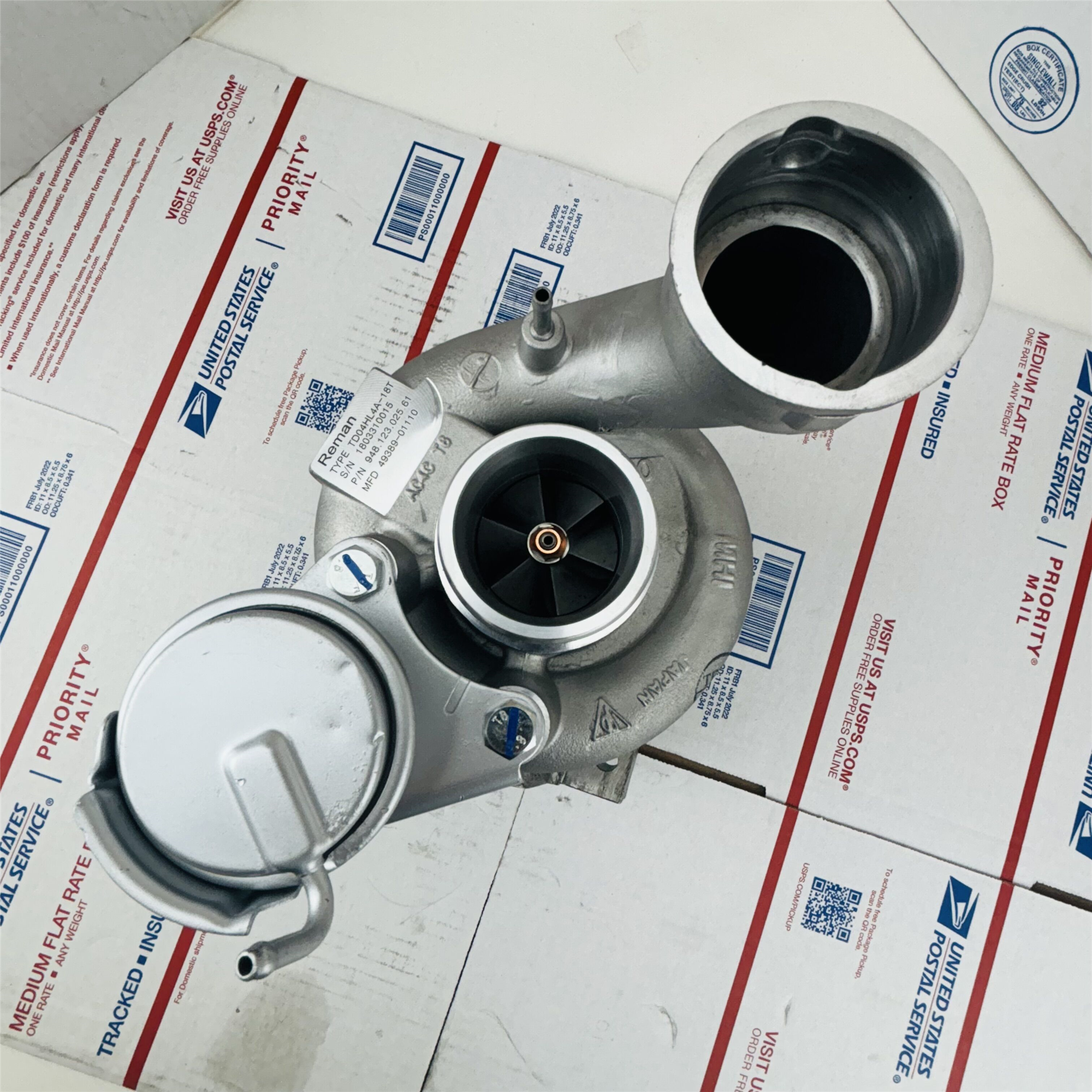 Refurbished TD04HL4A-18T Turbo 49389-01100 4938901110 For Porsche Cayenne 948-FL