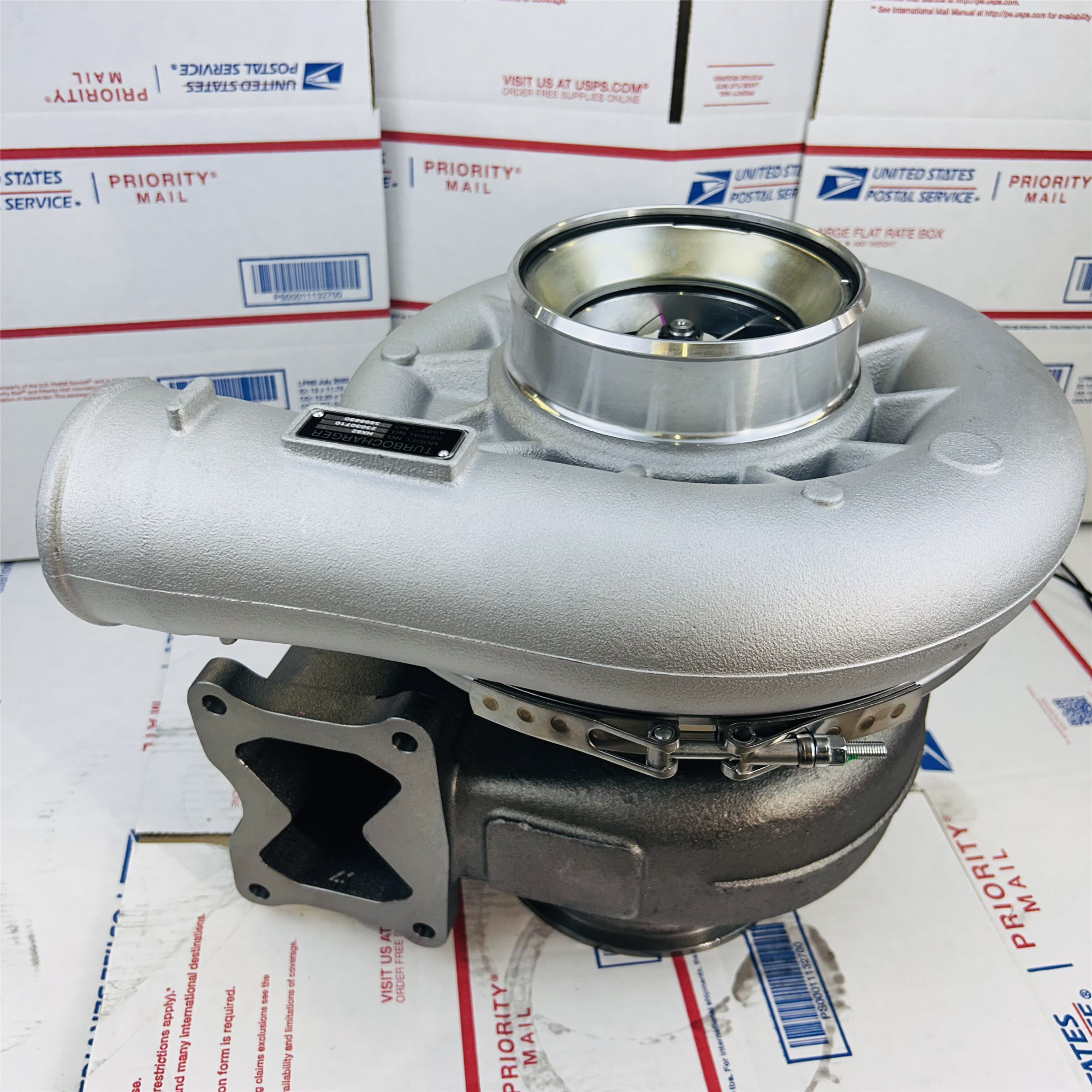 New Turbocharger 3595850 3595851 4025150 For Cummins Komatsu Power Gen QSK23 G3