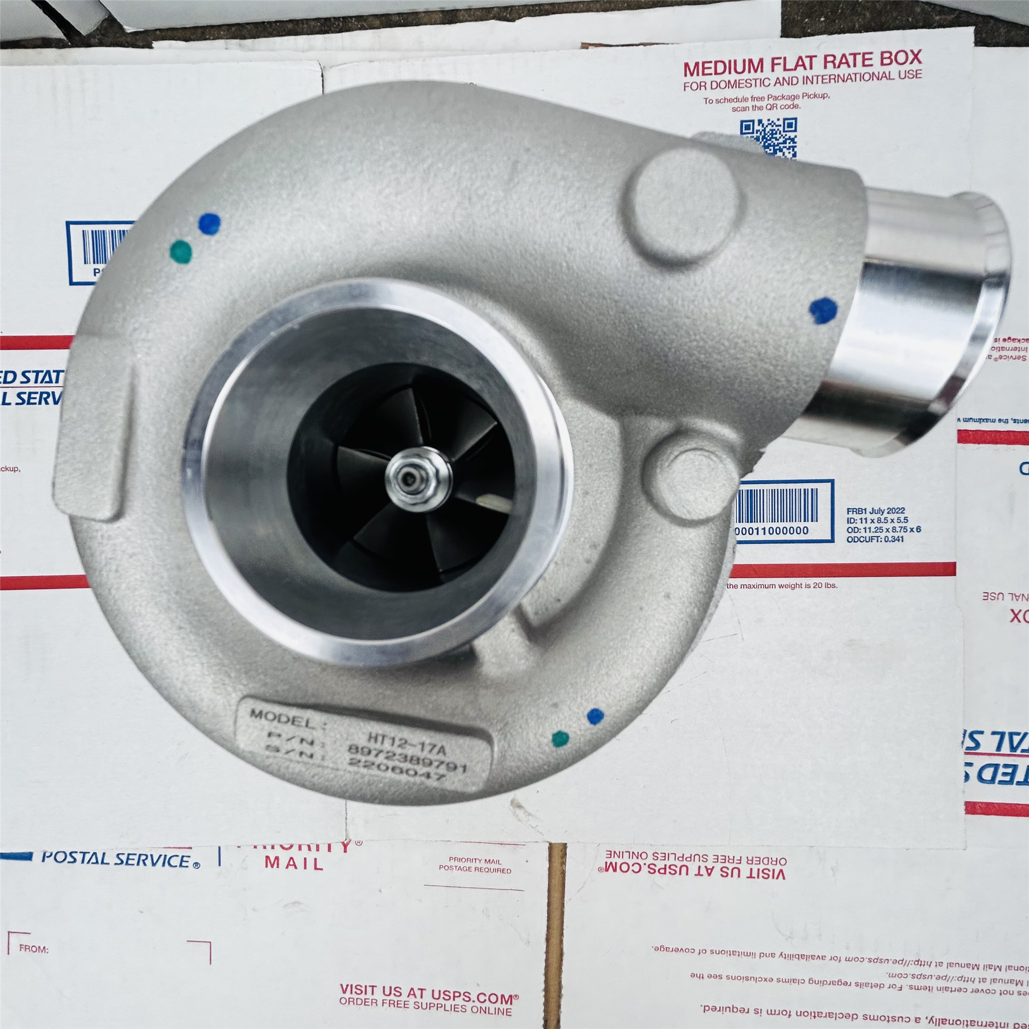 Isuzu turbo HT12-17A Turbo 047-280 047279 8972389791 8973186510 turbocharger for Isuzu Construction, Fork lift Model EET0007 Engine 4JG1T