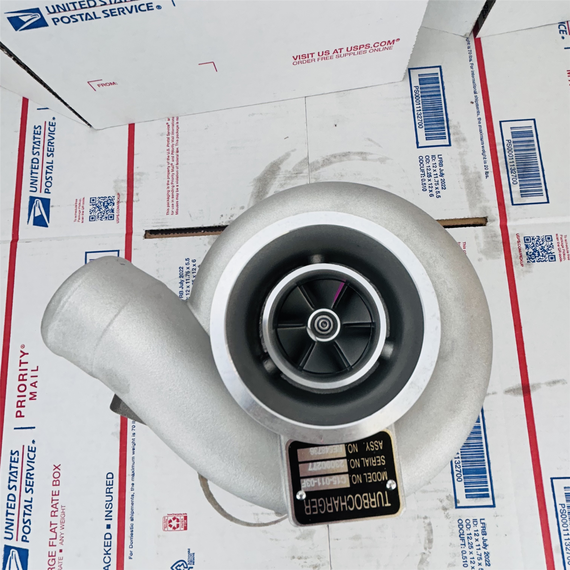 NEW RE548736 C15-011-03F Turbocharger For John Deere 4045 Engine