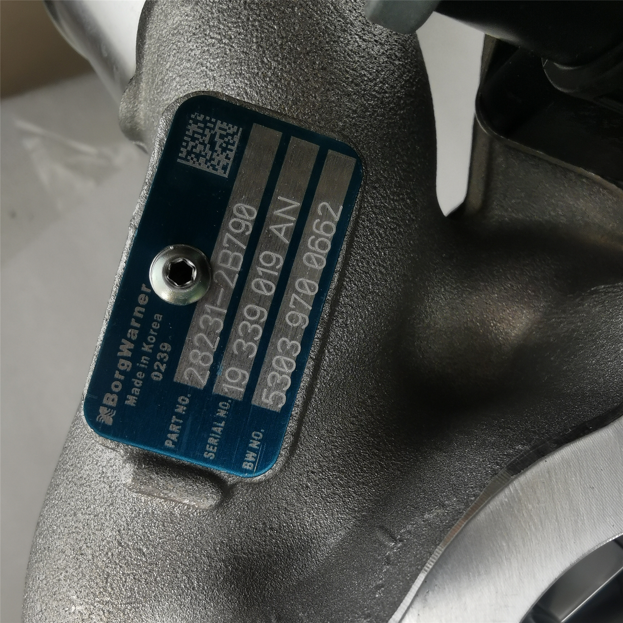 Original Turbo 28231-2B790 53039700662 For KIA Hyundai Forte Soul Veloster 1.6L