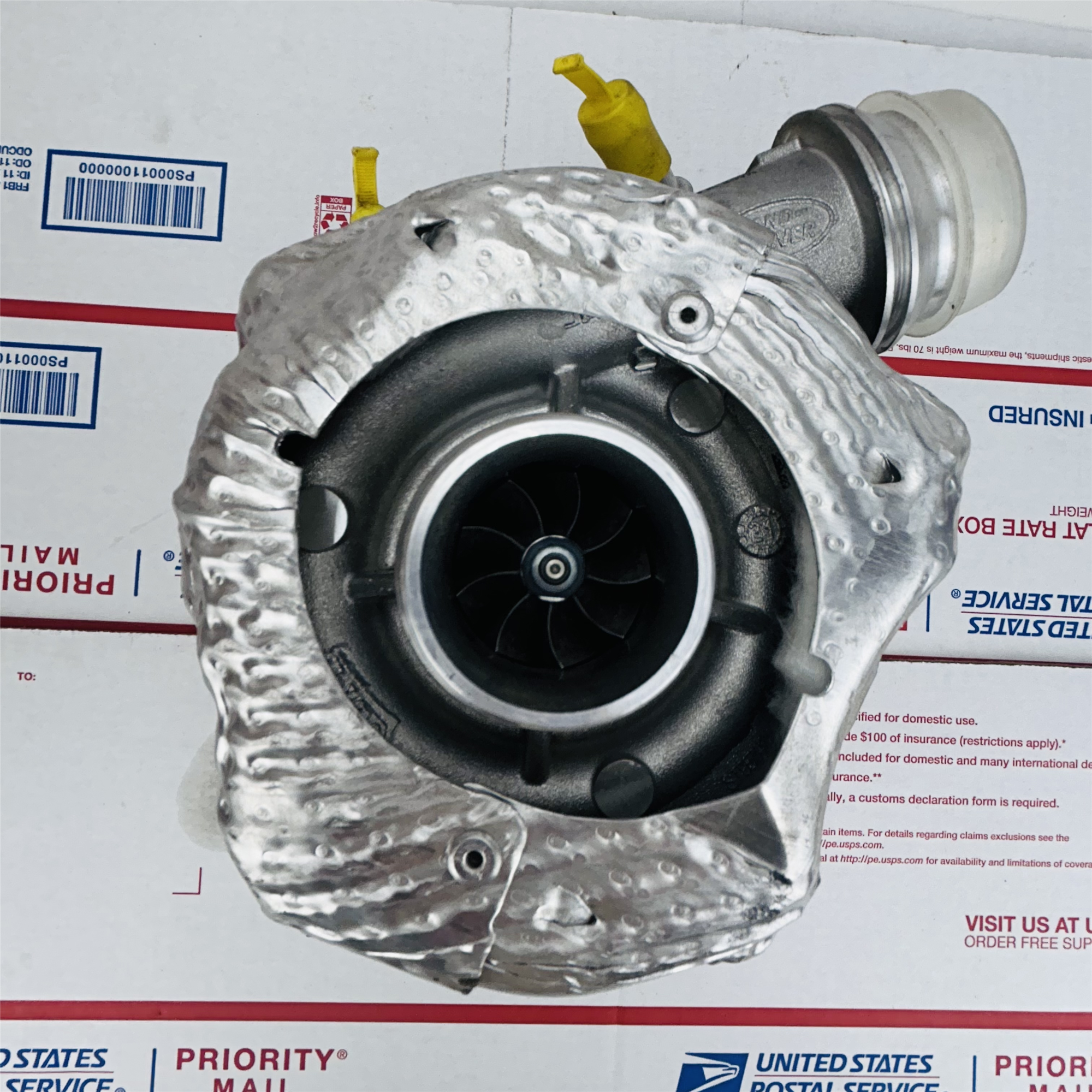 USED TURBO J6P36F066AE J6P3-6F066-AE FOR JAGUAR LAND ROVER 3.0