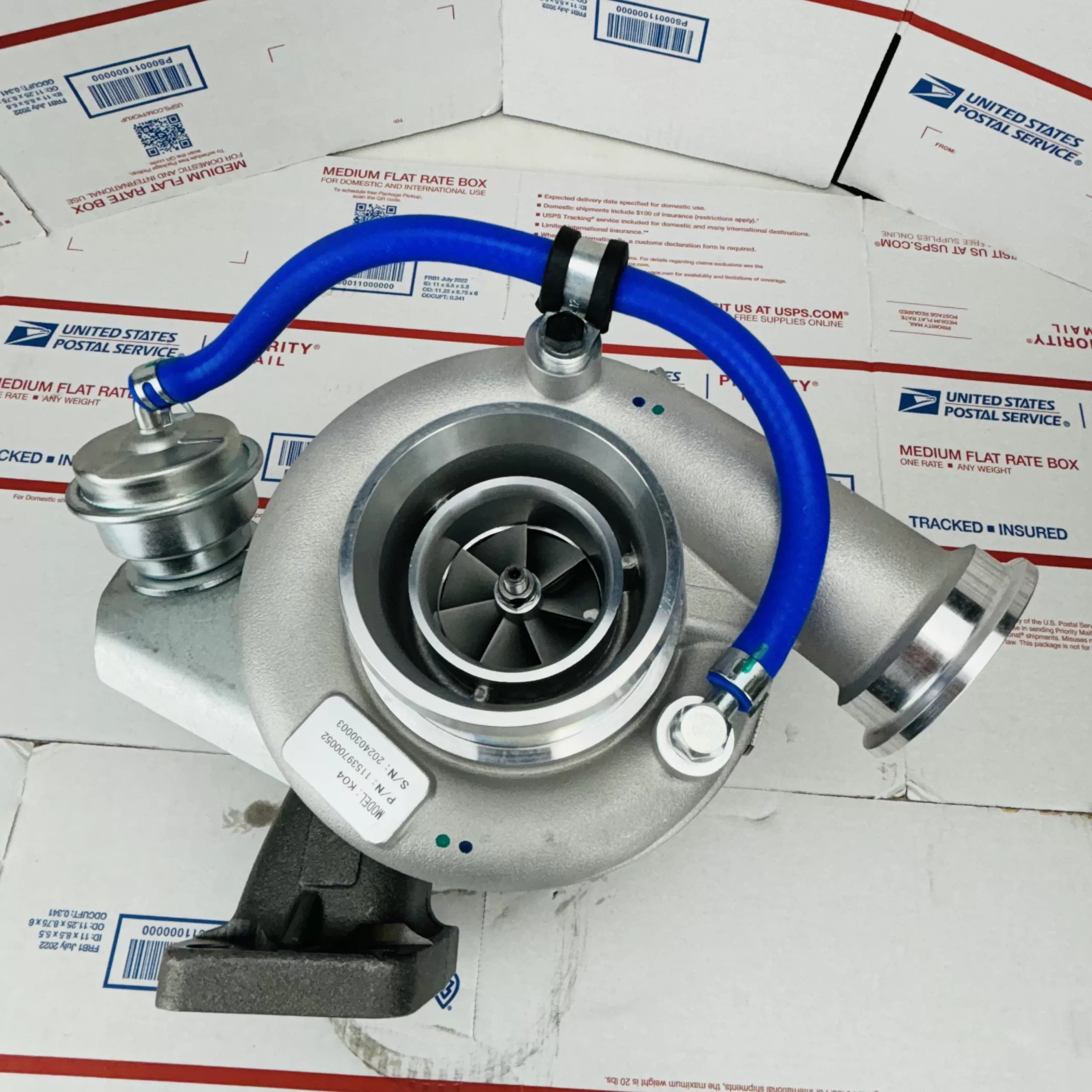 BorgWarner OE Replacement S100 B1G Turbocharger 11539700052 04505829 For Deutz TCD2012L06 Engine Tier 4F